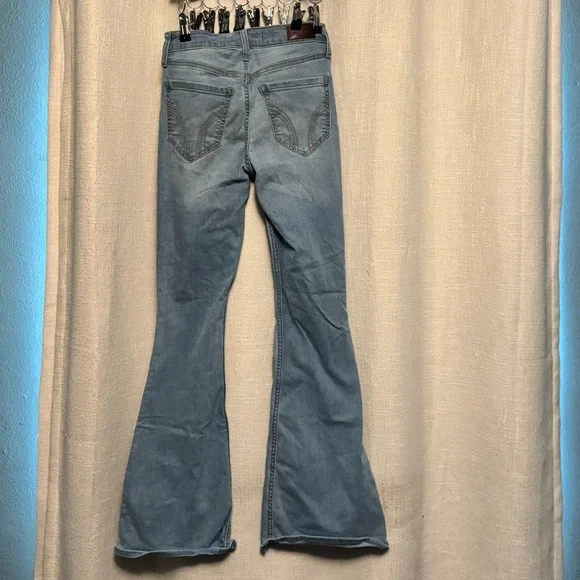 Hollister Light Blue Flare Jeans - Picture 3 of 3